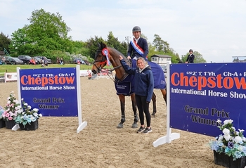 Chris Smith lands the world ranking Grand Prix at Chepstow Spring International with Messarado Blue